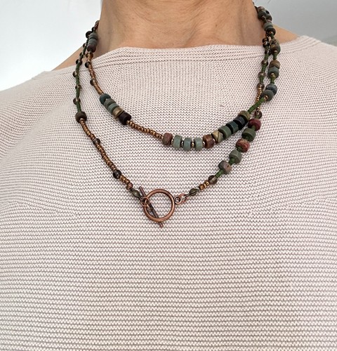 Ooak collana lunga - lunga, –