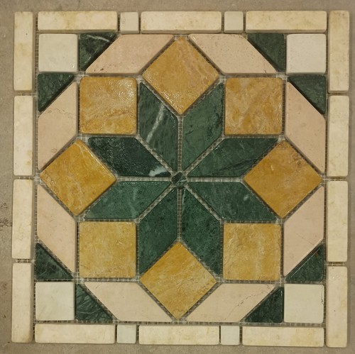 Rosone mosaico marmo pavimenti - rosone,