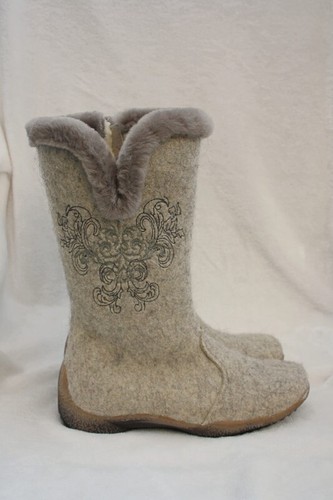 Stivali scarpe feltro - feltro, da