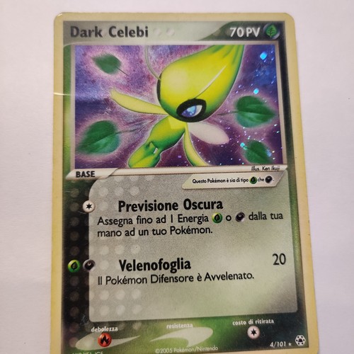 Dark celebi holo - celebi, pokemon