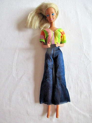 Barbie pantalon bleu fonce - barbie,