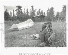 1983 Stampa Foto Tenda Fuori