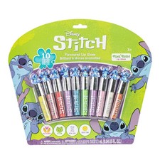 Stitch set lucidalabbra da 10 pezzi a base vegetale primo trucco per bambine per