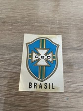 Scudetto badge Poster Brasil Badge ALBUM MEXICO 70 PANINI ORIGINALE REC
