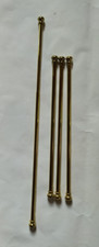 paletti aste astine bacchette porta tende metallo color oro allungabili 4 pezzi