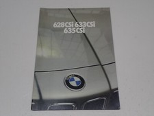 BMW 628 CSi 633 CSi 635 CSi DEPLIANT BROCHURE PROSPEKT (BS27)