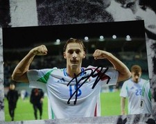 AUTOGRAFO Pio Esposito INTER Nazionale Italia Spezia 10x15cm IDOLO LEGEND SPORT