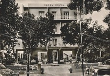 da699 cartolina riccione hotel royal provincia di rimini