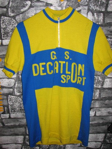 Vintage cycling jersey - vintage, wool