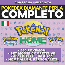 Pokémon HOME Shiny Living Dex Diamante Splendente Perla Lucente Pokedex completo