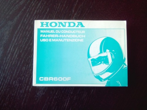 Honda cbr 600 cbr600f - f, 1991