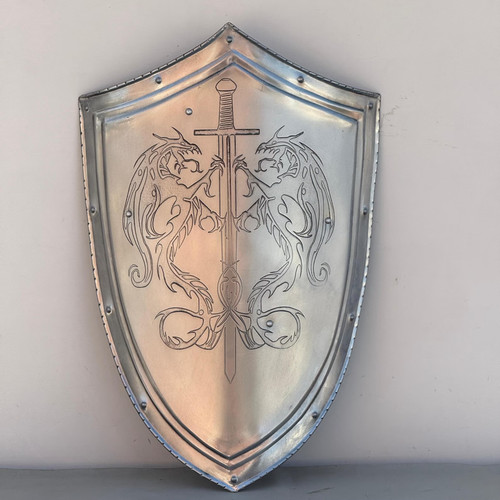 Medieval etched dragon templar - etched,