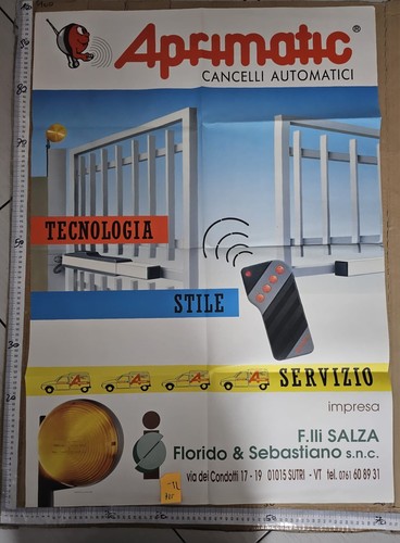 Manifesto aprimatic cancelli - manifesto,