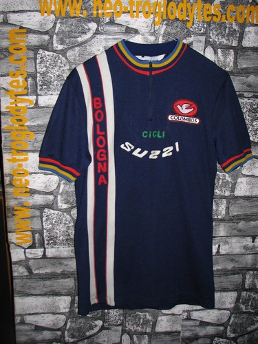 Vintage cycling jersey - vintage, wool
