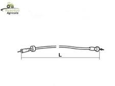 CAVO FILO CONTAGIRI PER TRATTORE FIAT L.510mm cod. 44900879 9955585 5178451