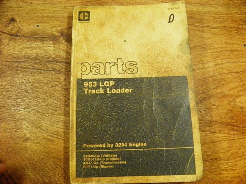 Manuale cat caterpillar 953 - cat,