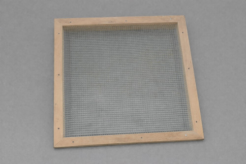 Old square wooden sieve!