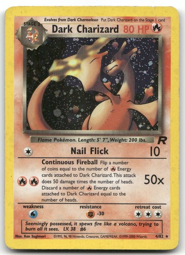 Dark charizard 4 82 - dark, #4/82