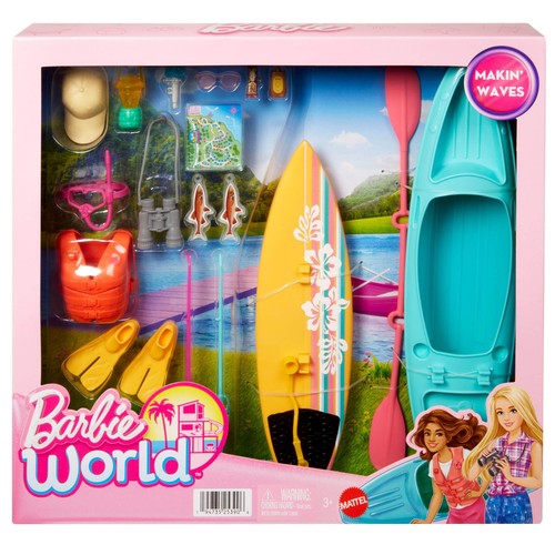 Barbie world playset kayak - world, e