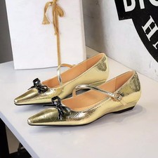 Ballerine Oro Metallizzate Con