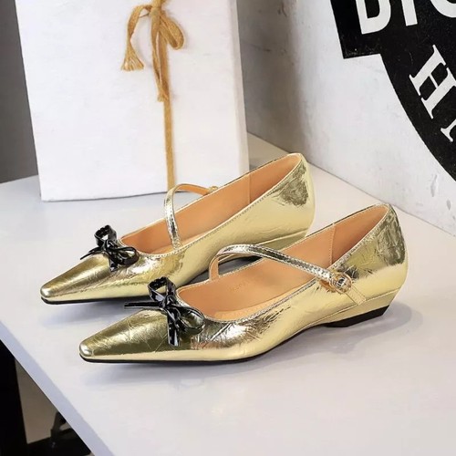 Ballerine oro metallizzate - ballerine,