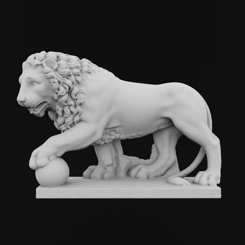 Statua leone lion - statua, by