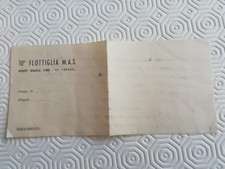 Foglio X FLOTTIGLIA Decima Mas RSI REPUBBLICA SOCIALE ITALIANA TODARO MILITARE 