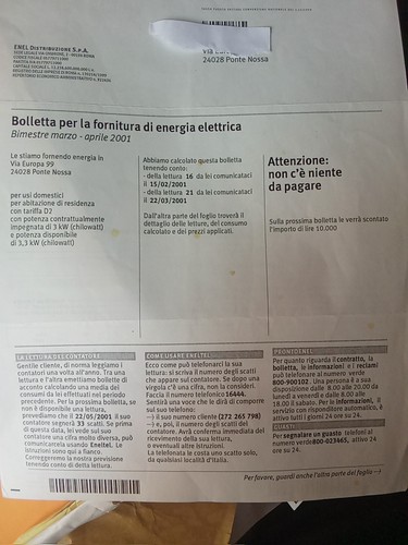 Enel bolletta fattura ponte - enel,
