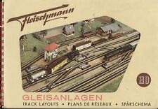 catalogo FLEISCHMANN 1956 Gleisanlagen HO Swedisch                 SV       cc