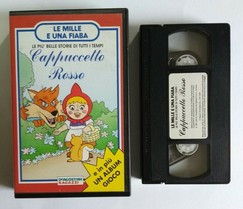 Vhs cappuccetto rosso mille - cappuccetto,