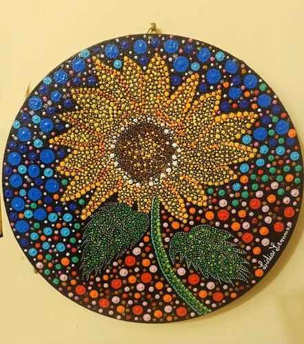 Quadro moderno dipinto mano - quadro,