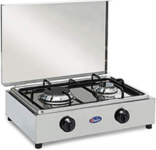 Fornello 2 Fuochi in Acciaio