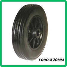 ruote piene per carriola carrello portapacchi portatutto nuovo usato Ø foro 20mm