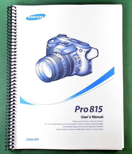 Samsung pro 815 - pro, manuale