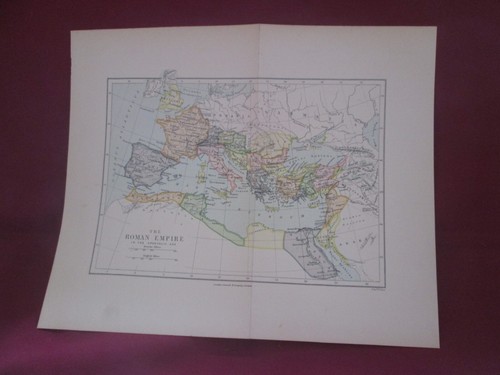 Mappa antica impero romano - mappa,