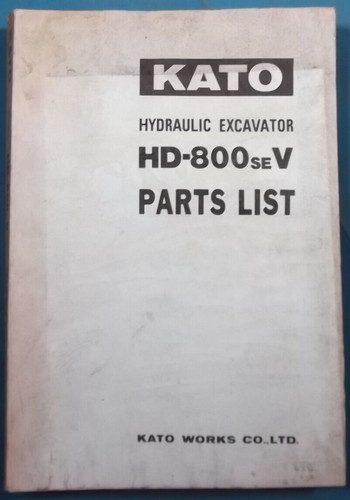 Kato 800se escavatore - hd-800se-v,