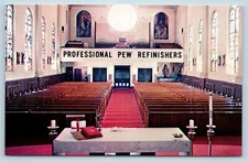 Cartolina NJ Freehold Valko & Son rifinitori banco professionale pubblicità vintage H25