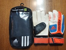 Guanti Portiere Adidas Predator Colore Arancio e blu Taglia 8,5