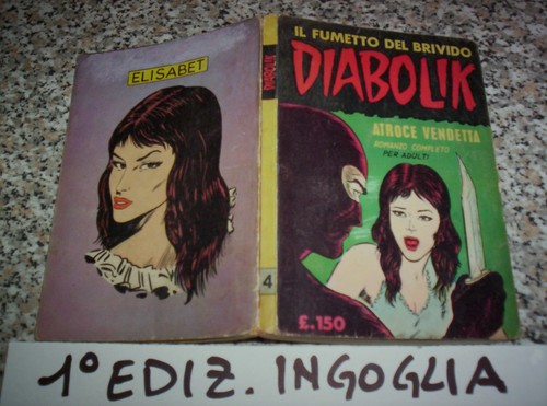 Diabolik prima serie - 1°,
