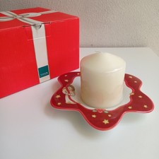 PIATTINO STELLA CON CANDELA
