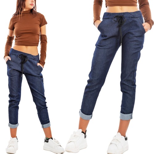 Pantaloni baggy denim casual