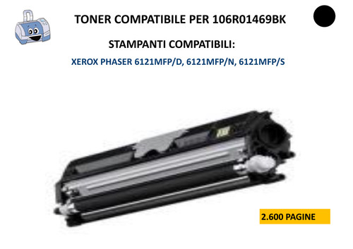 Compatibile toner 106r01469 - toner, bk