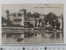 I120024 Cartolina - Torino - Castello e villaggio medievale verso il Po