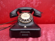 vecchio telefono, bachelite, W