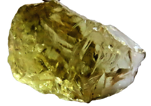 Topazio giallo limonato grezzo