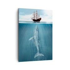 Quadro su Tela 50x70cm Balena