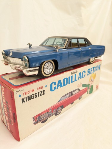 Tin toy auto bandai - bandai, cadillac