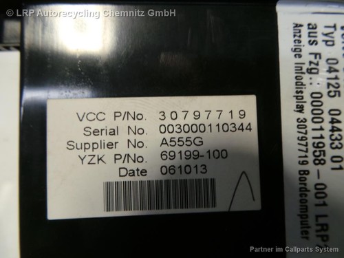 Display multifunzione volvo - display,