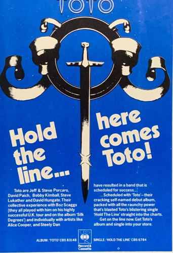 Toto originale 1978 print - toto,