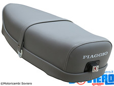 Sella Lunga Grigia con scritta